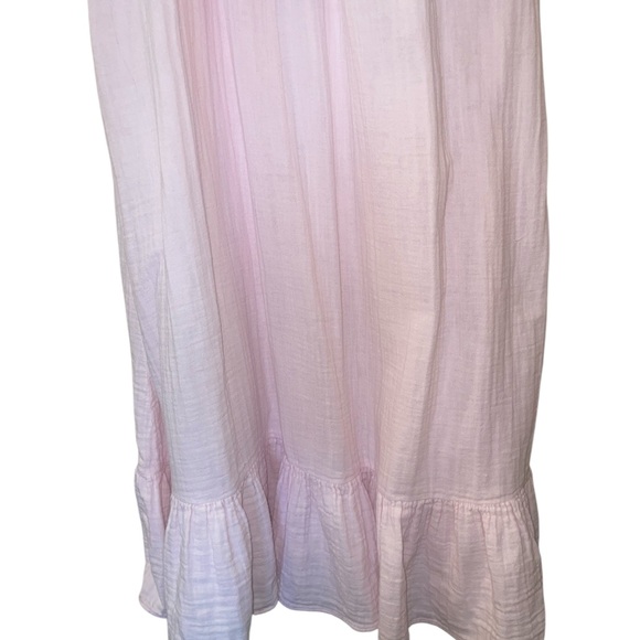 Ella Simone Women’s Cloud Soft Double Cotton Gauze Nightgown Pink Comfort Large - Picture 5 of 6